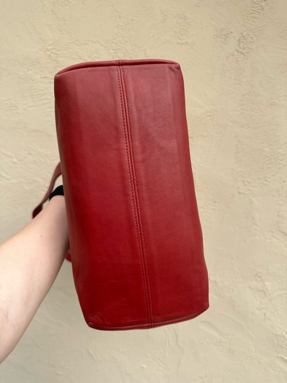 🦀Vintage Coach Red Lafayette Tote Bag 4140 🦀 - Picture 5 of 7